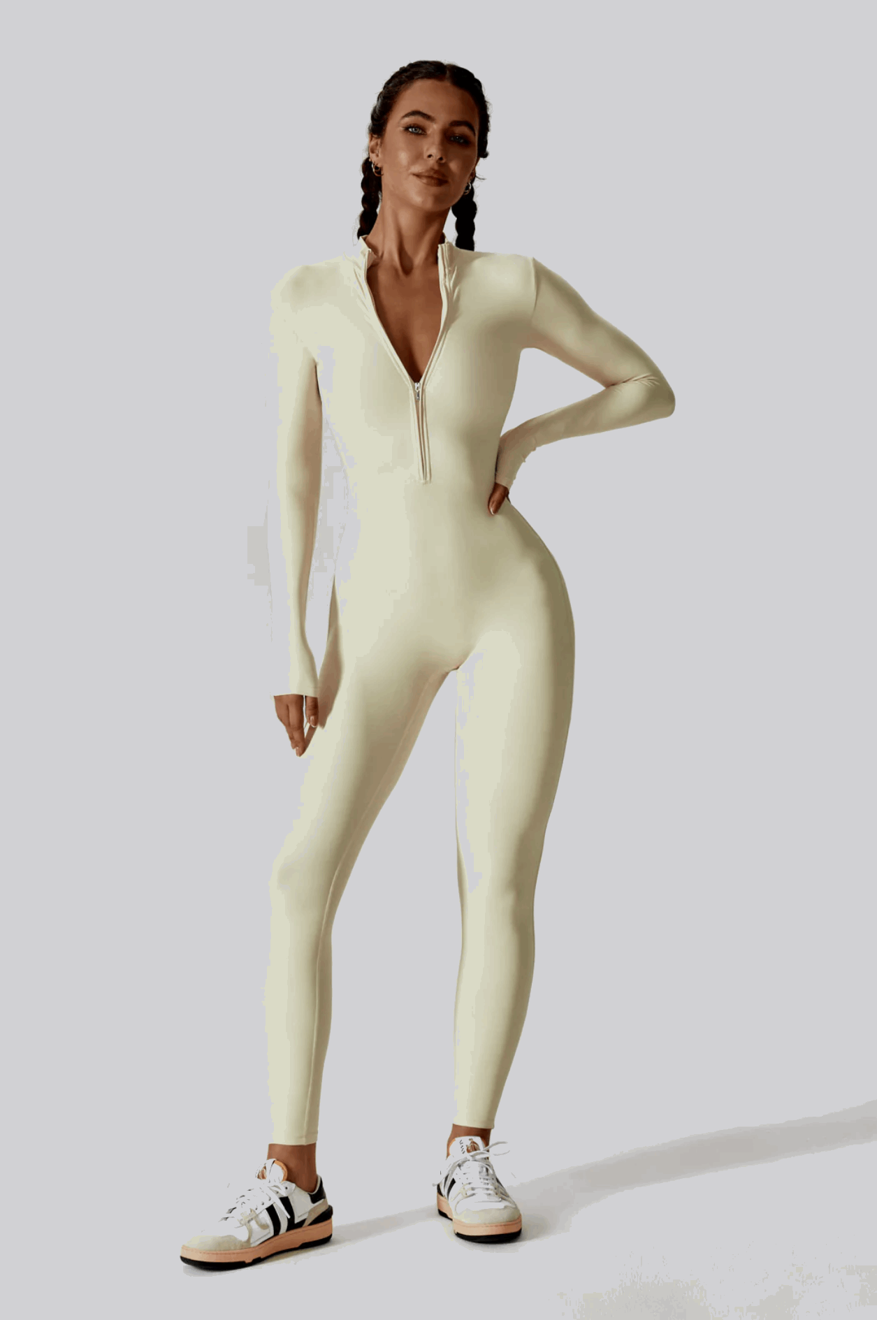 Zaléa Contour Long Sleeve Jumpsuit