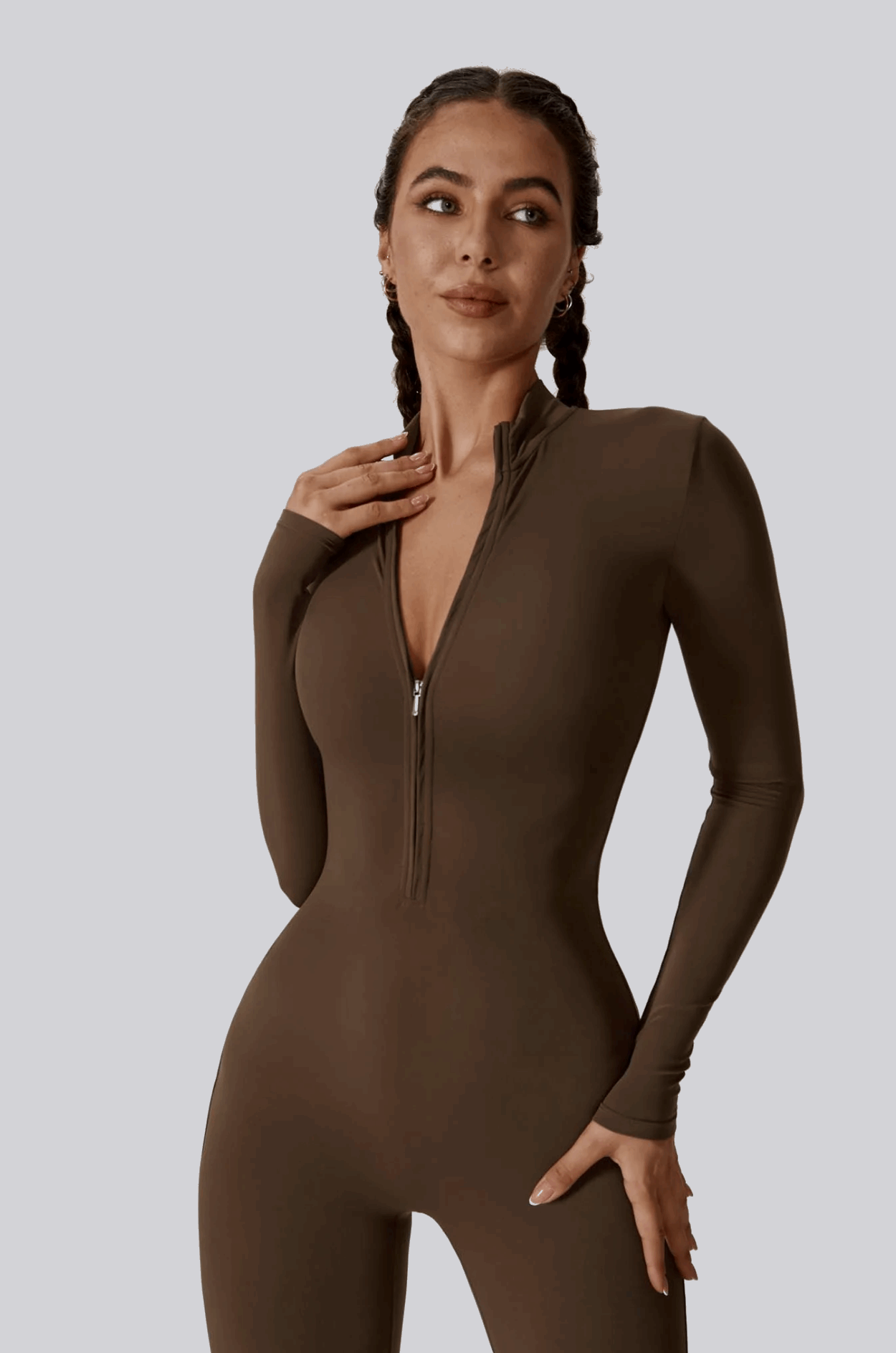 Zaléa Contour Long Sleeve Jumpsuit