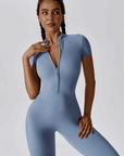 Zaléa Contour Short Sleeve Jumpsuit