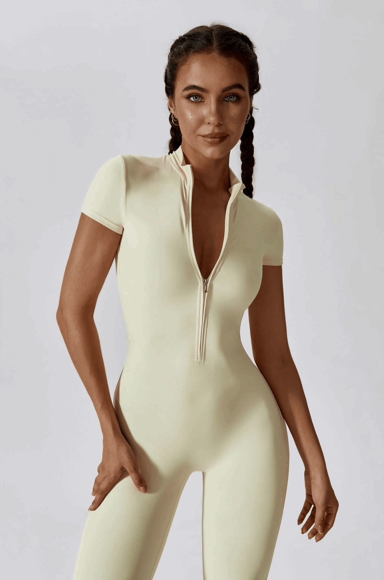 Zaléa Contour Short Sleeve Jumpsuit