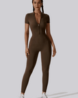 Zaléa Contour Short Sleeve Jumpsuit