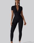 Zaléa Contour Short Sleeve Jumpsuit