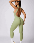 Zaléa Open-Back Halter Jumpsuit