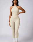 Zaléa Open-Back Halter Jumpsuit