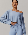 Zaléa Nia Cropped Long Sleeve Top