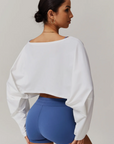 Zaléa Nia Cropped Long Sleeve Top