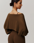 Zaléa Nia Cropped Long Sleeve Top