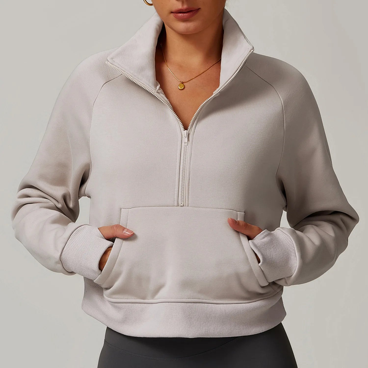 Zaléa Cloud Cozy Pullover - Soft Beige / S - Sweatshirt