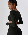 Zaléa Seamless Long-Sleeve Crop Top